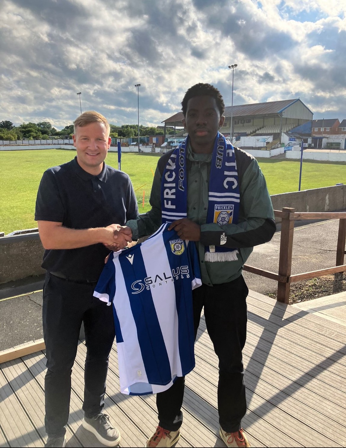 TK signing for his football club